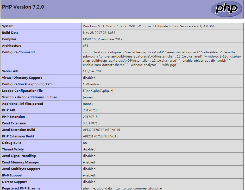 phpinfo-on-windows