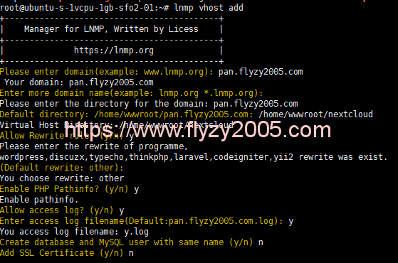 lnmp-vhost-add